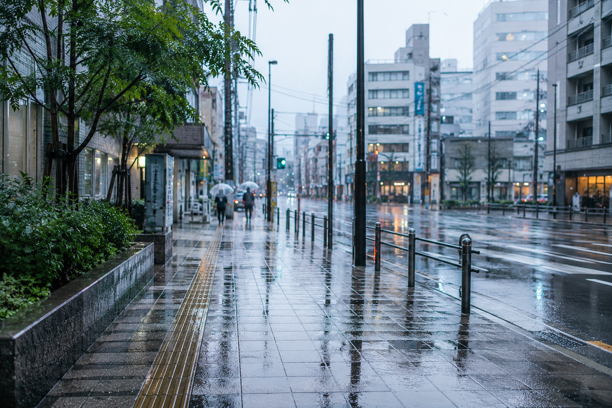 Rain In Japan Japan Rainy Season | Rainy Tokyo and Clear Umbrellas – Dagashi-no-tatsujin