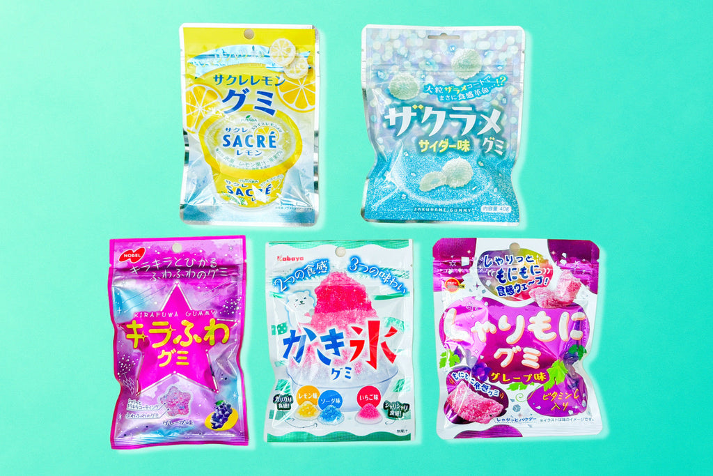 5 Fun Japanese Gummies with Unique Textures