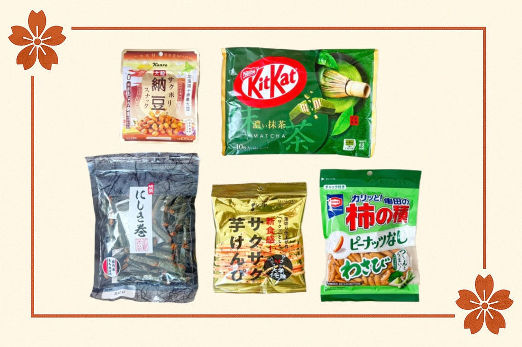 5 Japanese Snacks Featuring Traditional Japanese Flavors